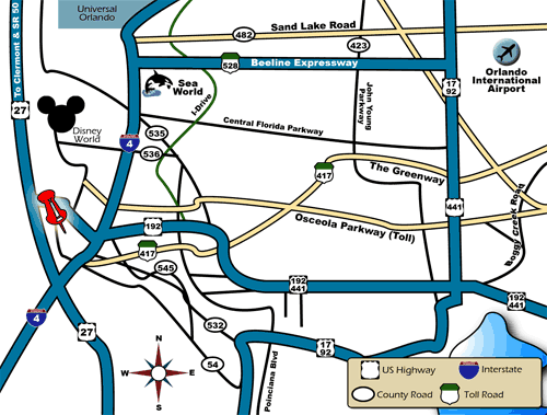 Indian Ridge Oaks - Location Map